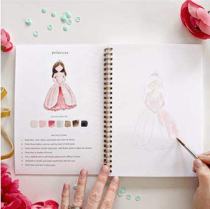 EMILY LEX STUDIO - WATERCOLOUR WORKBOOK - FAIRYTALE