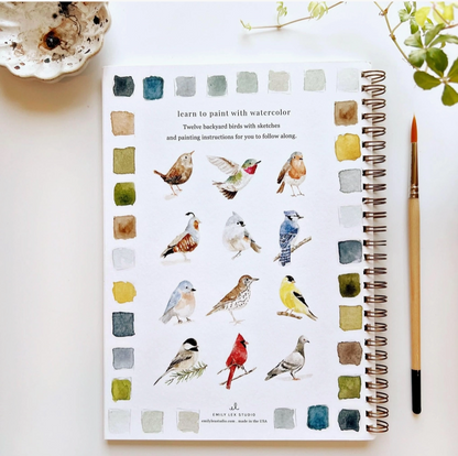 EMILY LEX STUDIO - WATERCOLOUR WORKBOOK - BIRDS