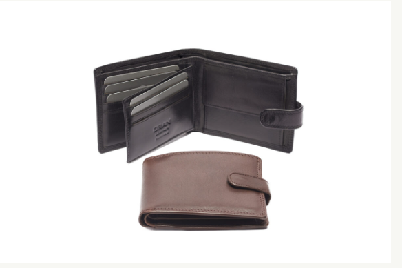 Rugged Hide Bruce - Mens wallet - Black