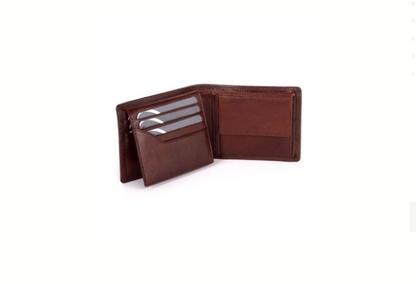 Rugged Hide Bruce - Mens wallet - Brown