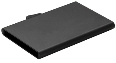 RFID C-Secure Cardholder Aluminium-Black (UOM = ea)