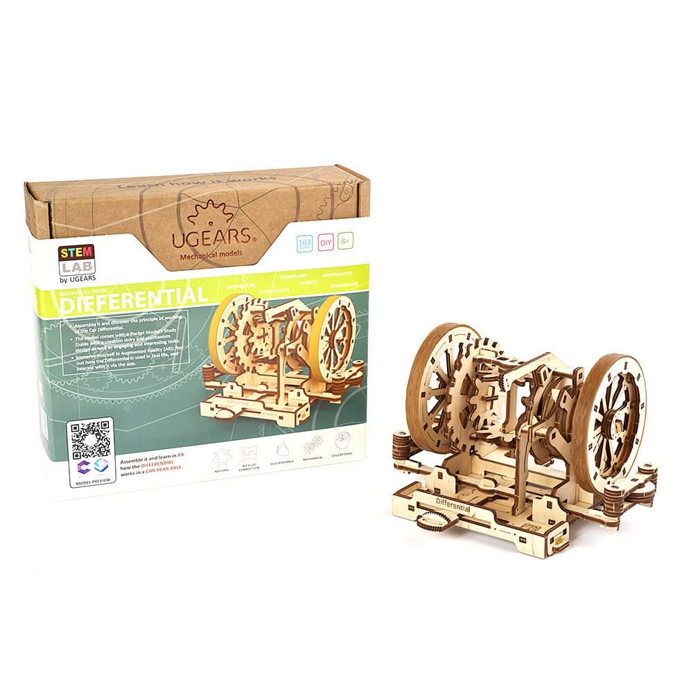 UGears Differential Educational Wooden Kit