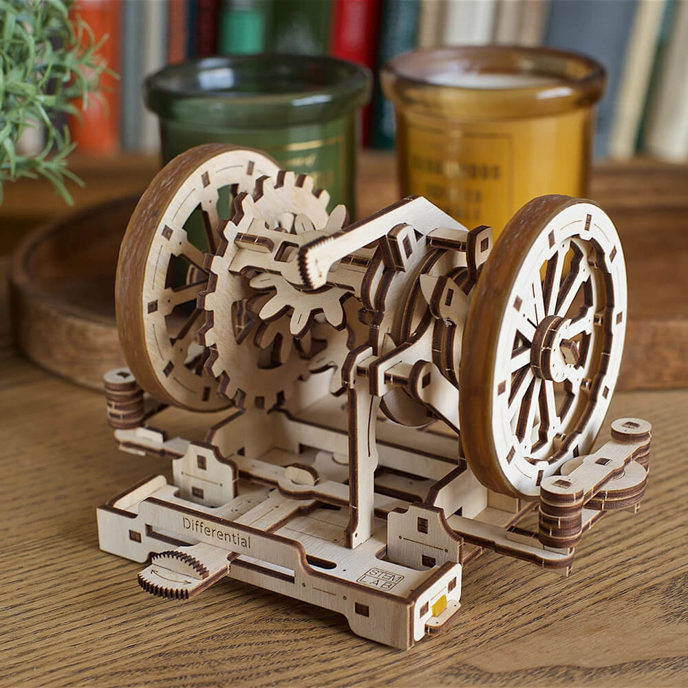 UGears Differential Educational Wooden Kit