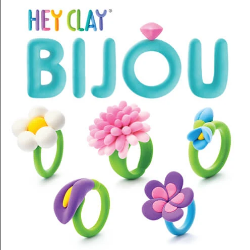 Hey Clay Bijou Flower Rings