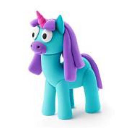 Hey Clay Rainbow Unicorns - Rainy
