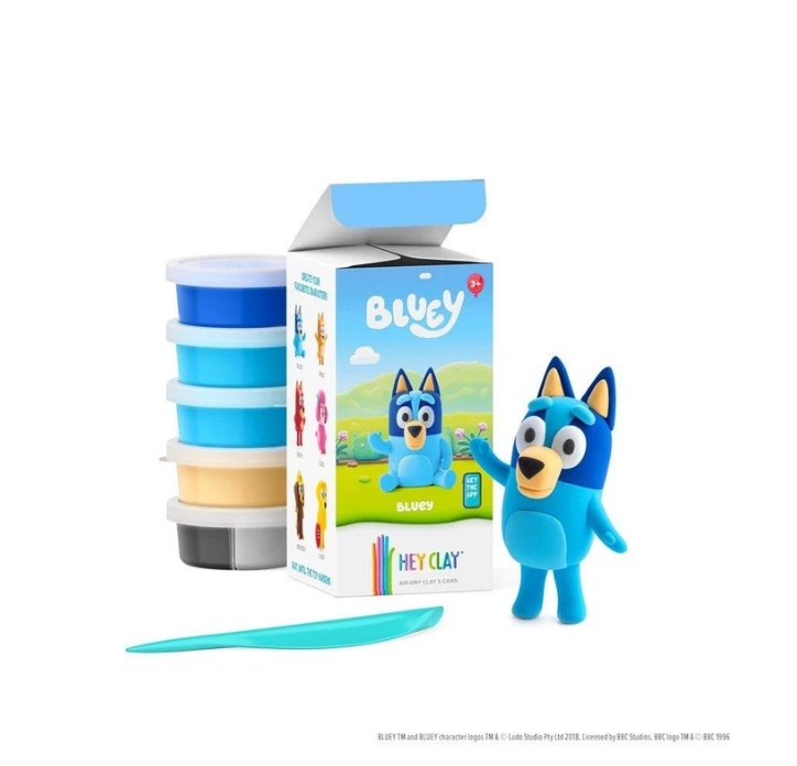 Hey Clay Bluey Single Character