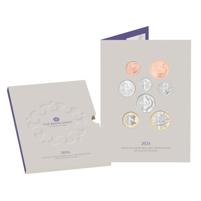2024 UNITED KINGDOM BRILLIANT UNCIRCULATED DEFINITIVE COIN SET