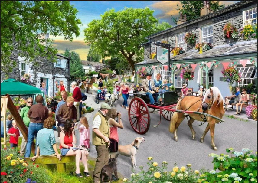 House of Puzzles - Pony Parade - Big 500 piece