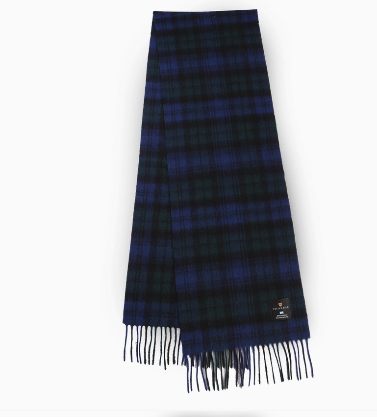 ISLANDER BLACK WATCH LAMBSWOOL SCARF