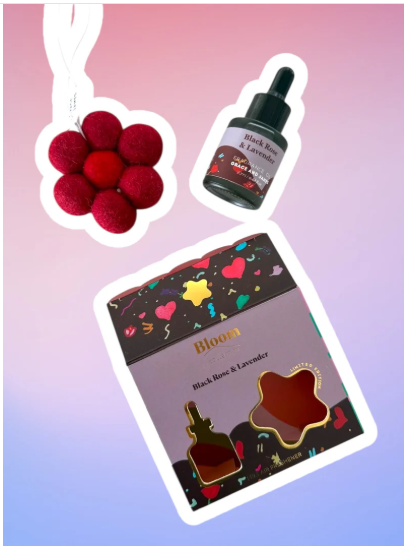Bloom - Black Rose &amp; Lavender Air Freshener