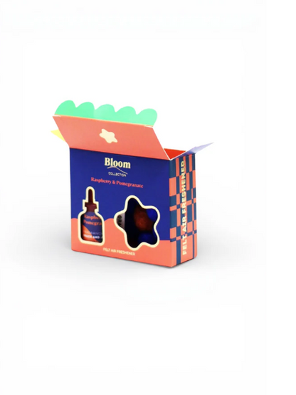 Bloom - Raspberry &amp; Pomegranate Felt Air Freshener