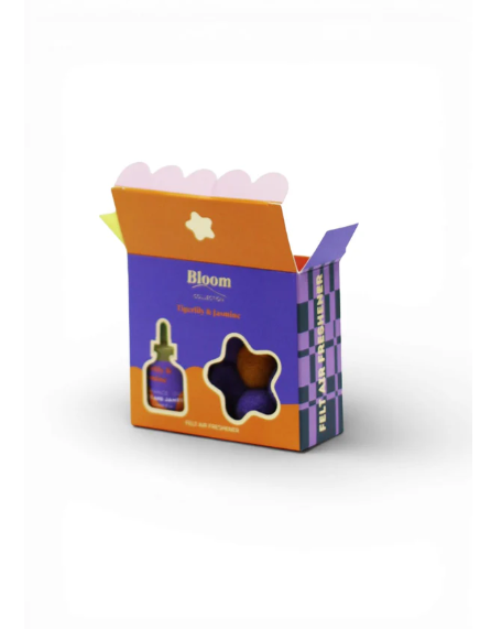 Bloom - Tigerlily &amp; Jasmine Felt Air Freshener