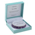 BB TRIO BRACELET SET - AMETHYST (4MM) & SILVER PLATED BEAD (3MM) STRESS RELIEF 