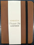 A6 Notebook Faux Leather - Tan 
