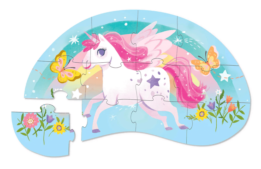 CROCODILE CREEK MINI PUZZLE 12PC - SWEET UNICORN