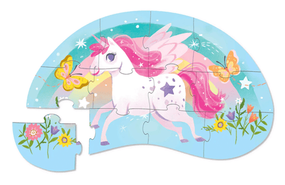 CROCODILE CREEK MINI PUZZLE 12PC - SWEET UNICORN