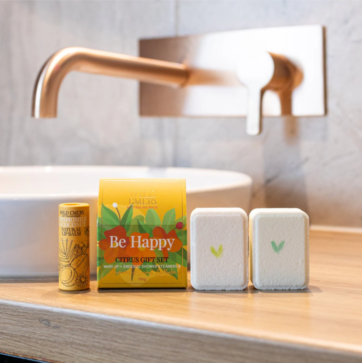 WILD EMERY BE HAPPY-CITRUS MINI GIFT SET 