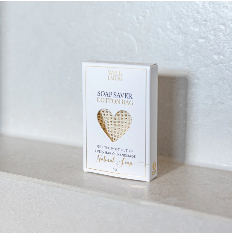 WILD EMERY COTTON SOAP SAVER BAG