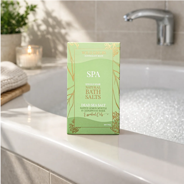 Wild Emery Single Soak Natural Bath Salts-Spa
