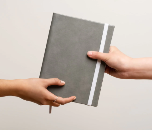 CLASSIC PAPER SAVER REUSABLE NOTEBOOK-OWL GREY