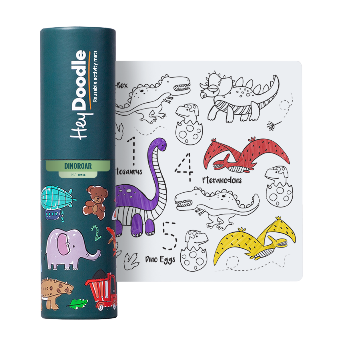 HEY DOODLE DINOROAR MINI MAT 