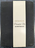 A6 Notebook Faux Leather - Black 