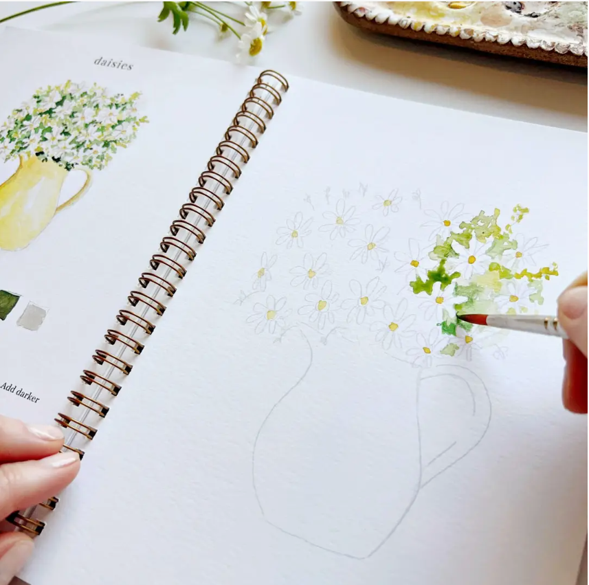 Emily Lex Studio Flowers Watercolour Workbook