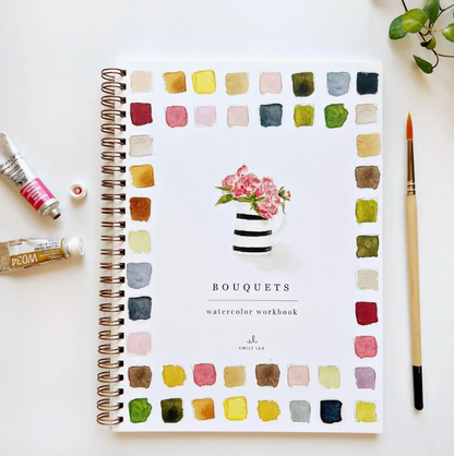 Emily Lex Studio Bouquets Watercolour Workbook