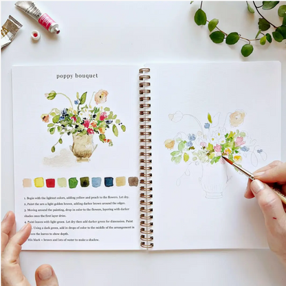 Emily Lex Studio Bouquets Watercolour Workbook