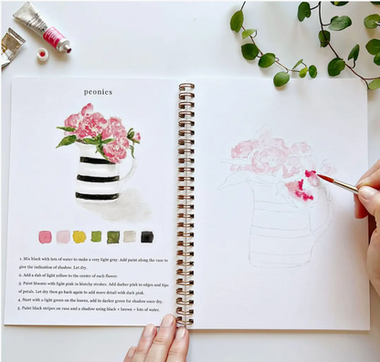 Emily Lex Studio Bouquets Watercolour Workbook