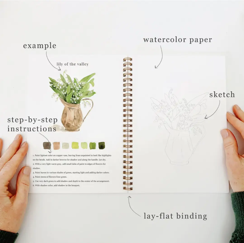 Emily Lex Studio Bouquets Watercolour Workbook