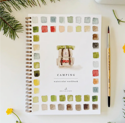 Emily Lex Studio Camping Watercolour Workbook
