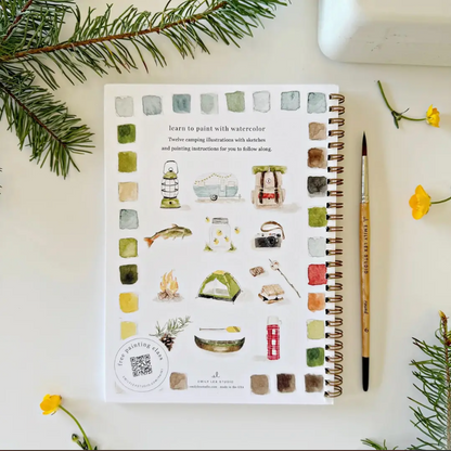 Emily Lex Studio Camping Watercolour Workbook