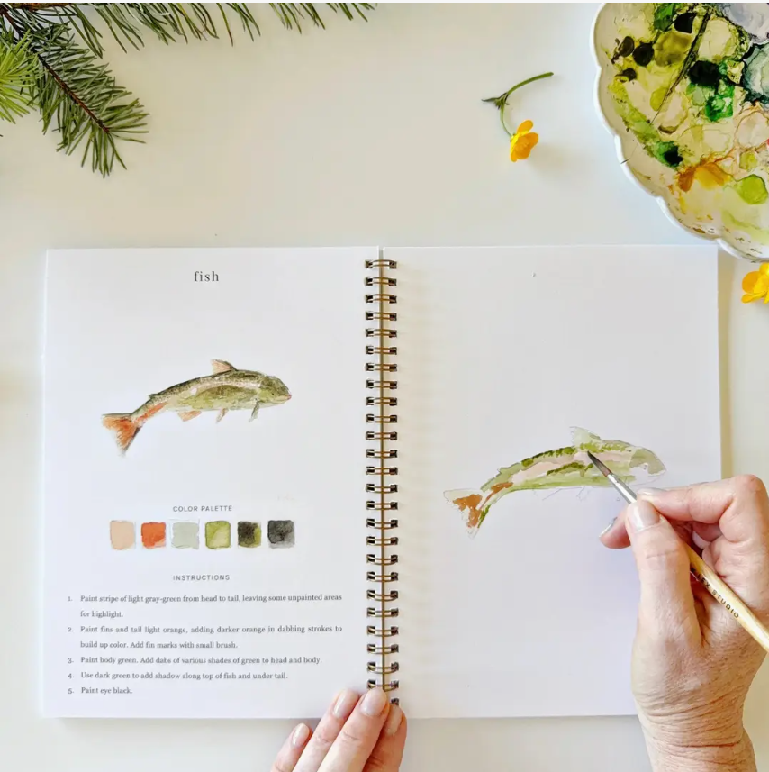 Emily Lex Studio Camping Watercolour Workbook