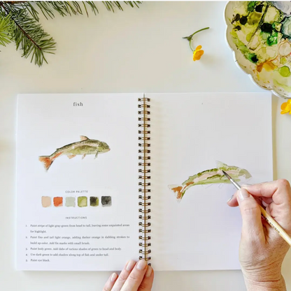 Emily Lex Studio Camping Watercolour Workbook