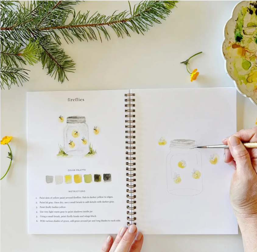 Emily Lex Studio Camping Watercolour Workbook