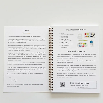 Emily Lex Studio Fruit Watercolour Workbook