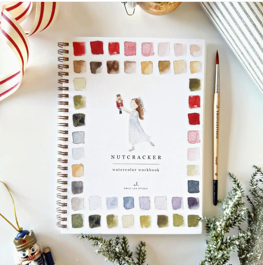 Emily Lex Studio Nutcracker Watercolour Workbook