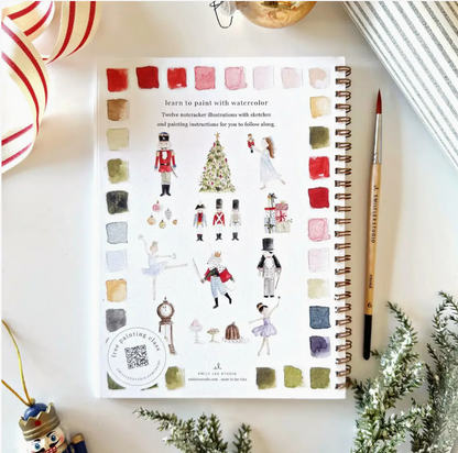 Emily Lex Studio Nutcracker Watercolour Workbook