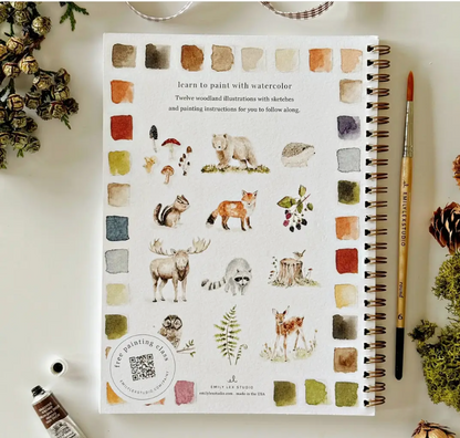 Emily Lex Studio Woodland Watercolour Workbook