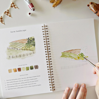Emily Lex Studio Farm Watercolour Workbook 