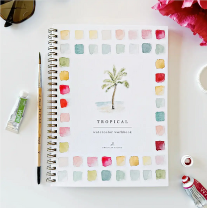 Emily Lex Studio Tropical Watercolour Workbook