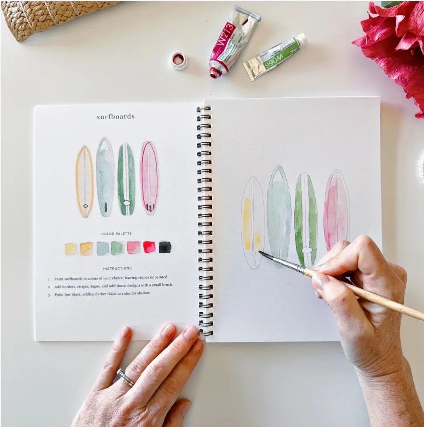 Emily Lex Studio Tropical Watercolour Workbook
