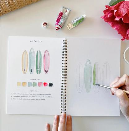 Emily Lex Studio Tropical Watercolour Workbook