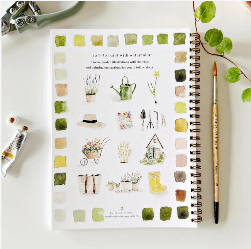 Emily Lex Studio Garden Watercolour Workbook