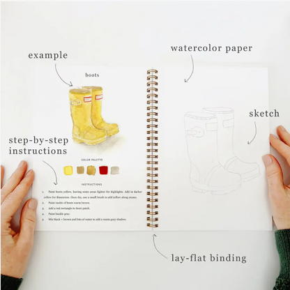 Emily Lex Studio Garden Watercolour Workbook