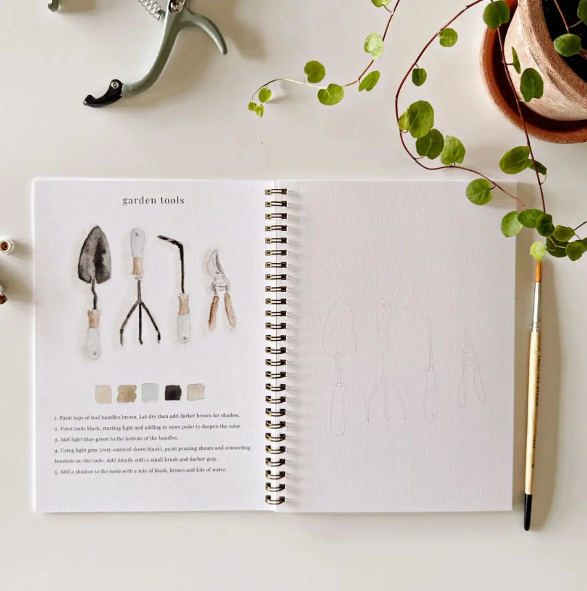 Emily Lex Studio Garden Watercolour Workbook