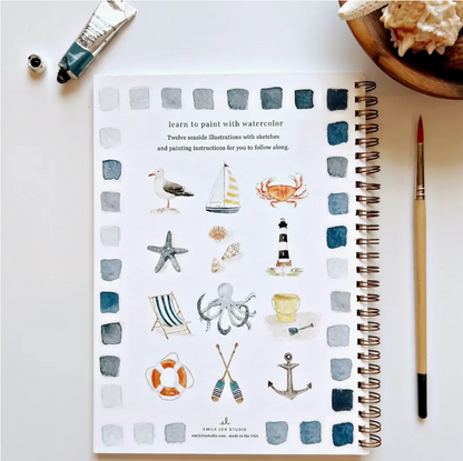 Emily Lex Studio Seaside Watercolour Workbook