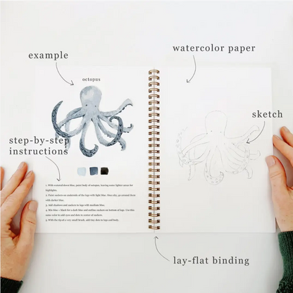 Emily Lex Studio Seaside Watercolour Workbook