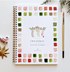 Emily Lex Studio Christmas Watercolour Workbook